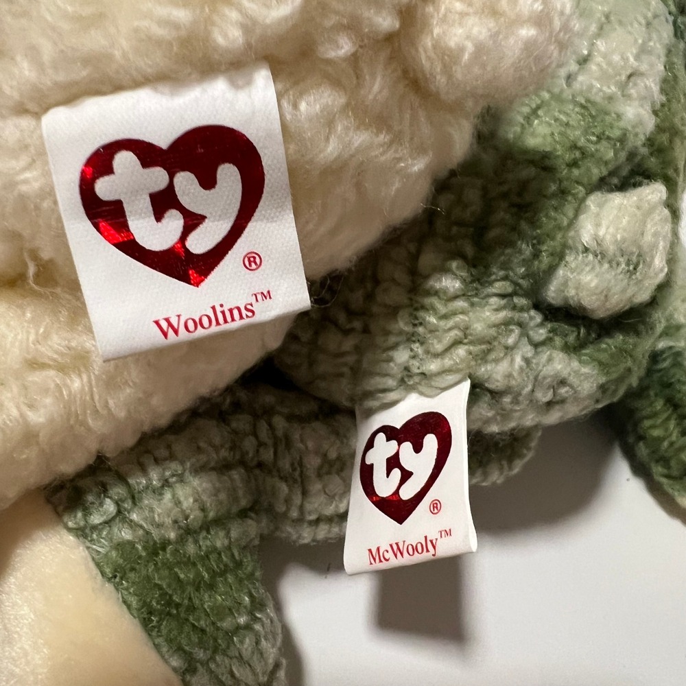Ty Beanie Babies St Patricks Day Bear Lot Erin Shamrock‎ Clover Luck-e 6pc Set - Picture 15 of 16
